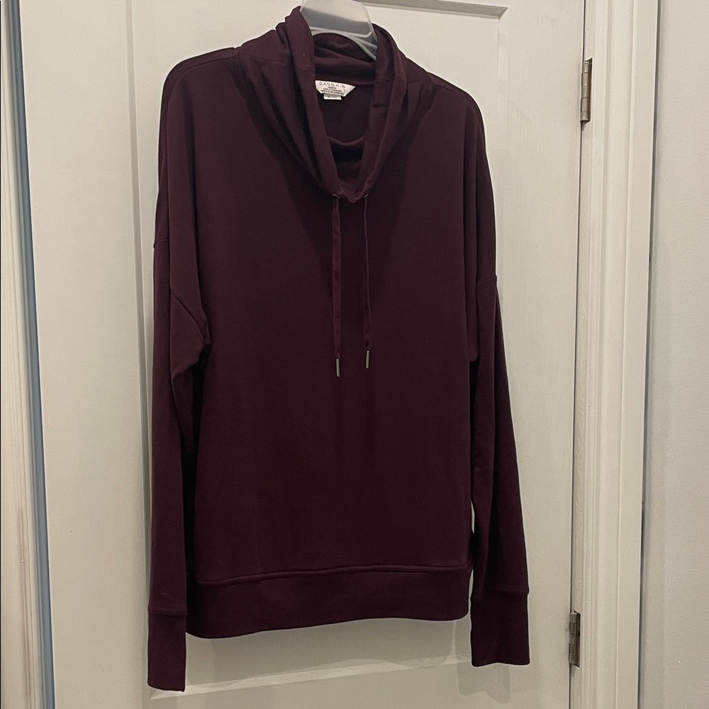 Danskin Women's Purple Plum Turtleneck Top